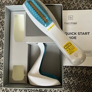 HairMax Laser Hair Growth Comb - White & Teal